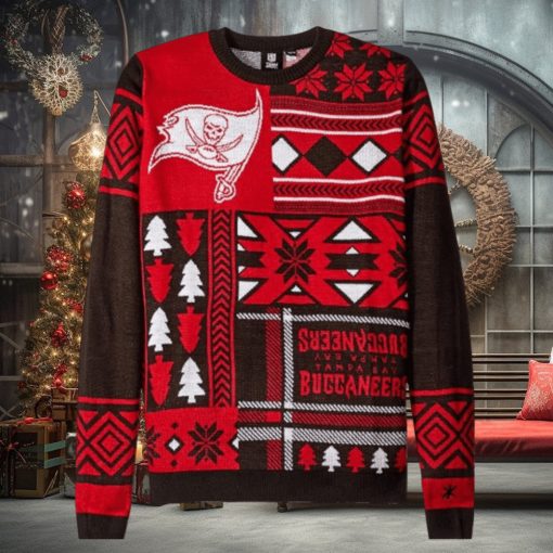 Christmas Gift Tampa Bay Buccaneers Red Black Color Ugly Christmas Sweaters