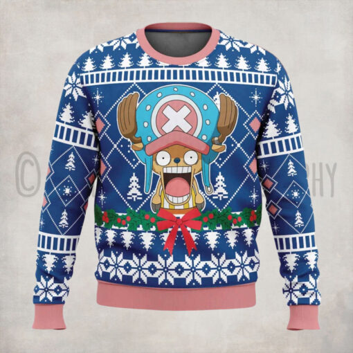 Tony Tony Chopper One Piece Ugly Christmas Sweater