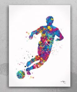 soccer-ball-watercolor-print-soccer-man-poster