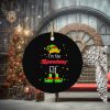 the cowboys grinch lives here christmas ornament Circle