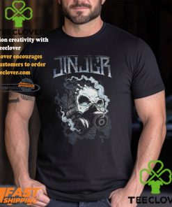 injer Gasmask Skull T Shirt