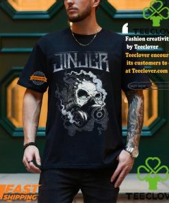 injer Gasmask Skull T Shirt