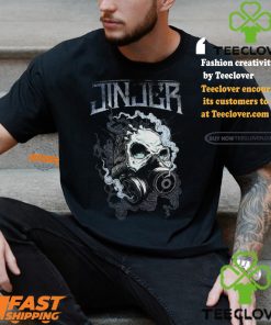 injer Gasmask Skull T Shirt