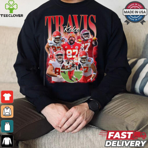 intage 90s Graphic Style Travis Kelce Shirt