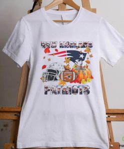 New England Patriots fall helmet pumpkin shirt