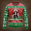 Lite Christmas Vibes Skull Ugly Christmas Sweater