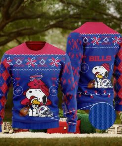 Snoopy And Woodstock Buffalo Bills Christmas Ugly Christmas Sweaters