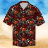 Skull Red Rose Hawaiian Shirt Skull Red Rose Hawaiian Shirt