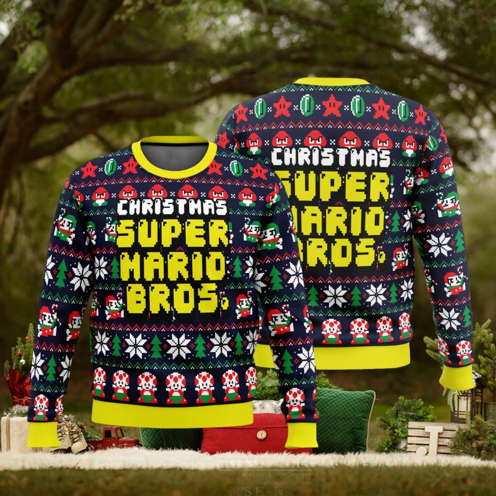 Christmas Super Mario Bros. Ugly Christmas Sweater Christmas Super Mario Bros. Ugly Christmas Sweater