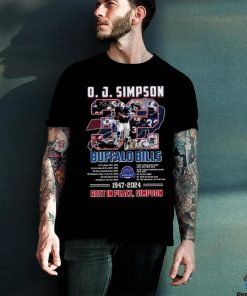 j. simpson buffalo bills 1947 2024 rest in peace shirt