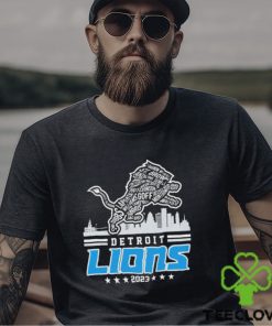 Detroit Lions Logo Players Name 2023 Skyline Shirt