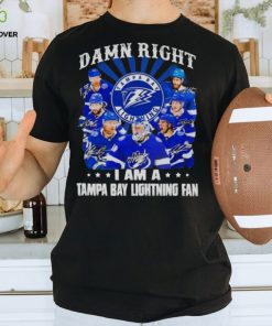 Damn Right I Am A Tampa Bay Lightning Fan Unisex T Shirt