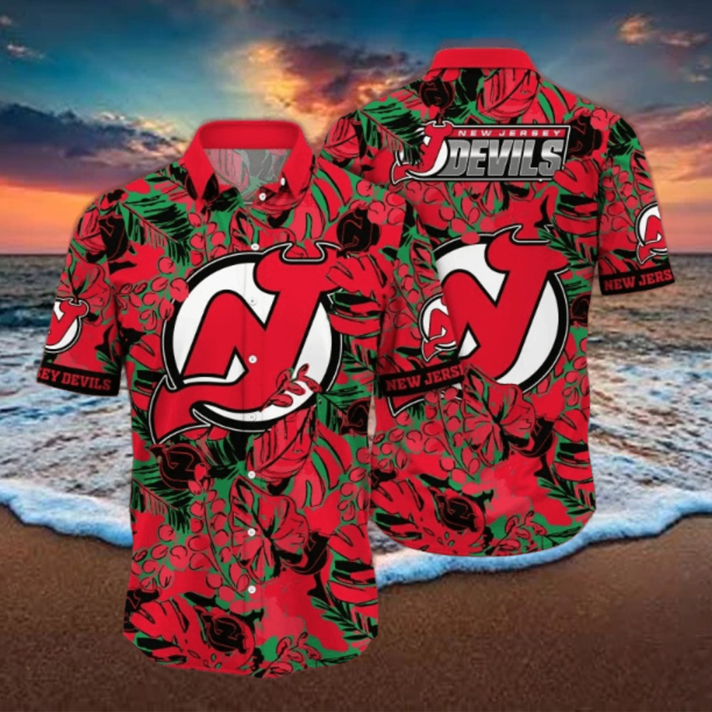 New Jersey Devils NHL Hawaiian Shirt New Jersey Devils NHL Hawaiian Shirt