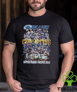 The Blues Super Rugby Pacific 2024 Champions T Shirt