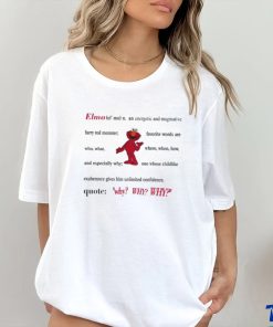 Elmo Definition An Energetic And Imaginative T Shirt