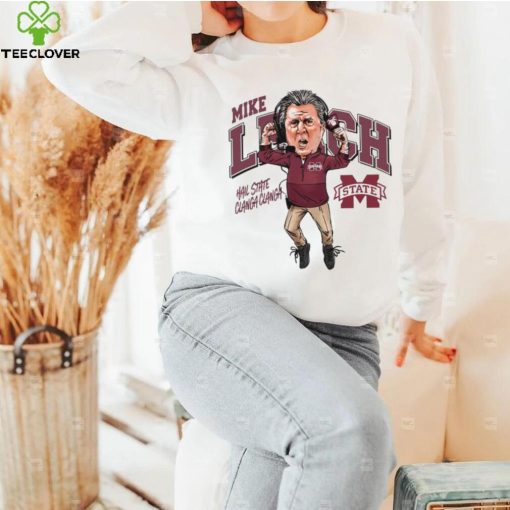 Mike leach caricature mississippI state university collection t hoodie, sweater, longsleeve, shirt v-neck, t-shirt