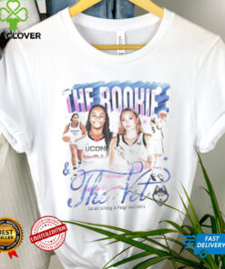 The Rookie and the Vet Paige Bueckers and Sarah Strong UConn Huskies shirt