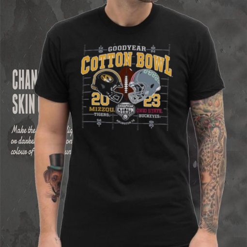 Mizzou Tigers Vs Ohio State Cotton Bowl Black T Shirt