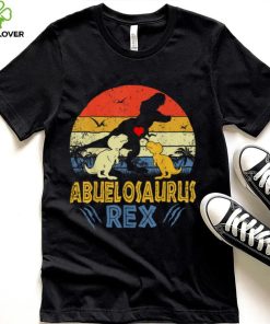 Abuelo saurus T Rex Dinosaur Abuelo 2 kids Family Matching T Shirt