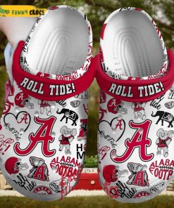 ALabama Crimson Roll Tide Football Crocs For Adults