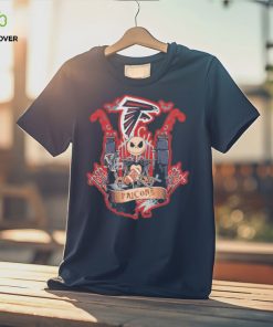 jack skellington halloween atlanta falcons fan shirt