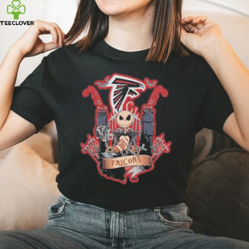 jack skellington halloween atlanta falcons fan shirt