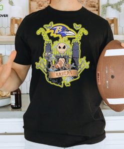 jack skellington halloween baltimore ravens fan shirt