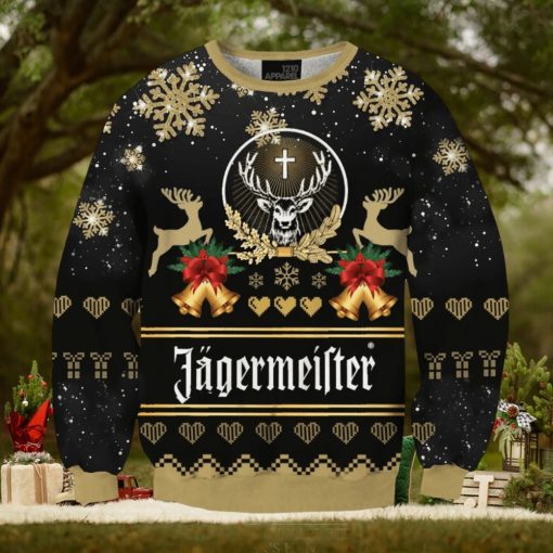 jagermeilter Bell 3D Printed Christmas Ugly Sweater