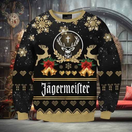 jagermeilter Bell 3D Printed Christmas Ugly Sweater