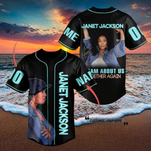 janet jackson dream about us together again custom baseball jerseys