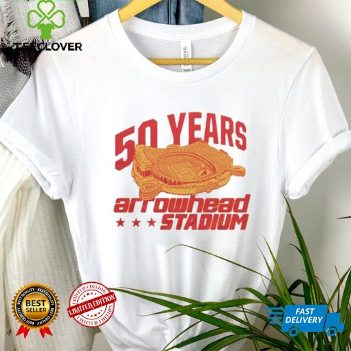 50 Years at Arrowhead Stadium Kansas City Football hoodie, sweater, longsleeve, shirt v-neck, t-shirt