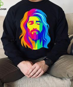 LGBTQ Jesus loves us all colorful shirt 4 LGBTQ Jesus loves us all colorful shirt
