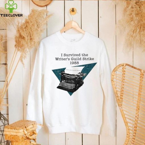 joelle garfinkel i survived the writers guild strike 1988 retro hoodie, sweater, longsleeve, shirt v-neck, t-shirt hoodie, sweater, longsleeve, shirt v-neck, t-shirt trang