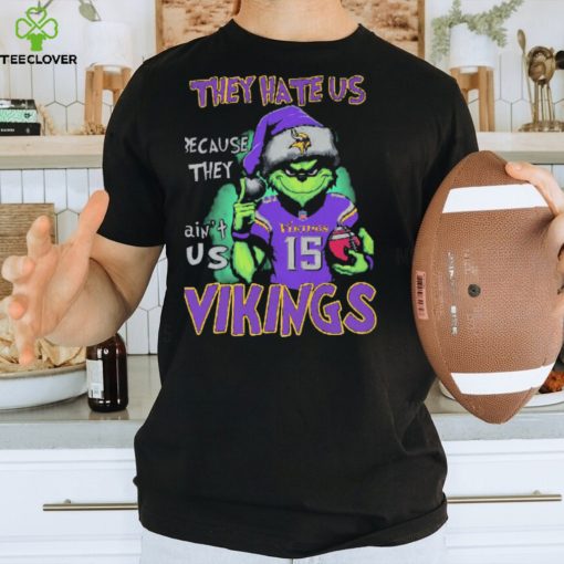 joshua Dobbs Grinch They Hate Us Because Ain’t Us Minnesota Vikings Christmas Shirt