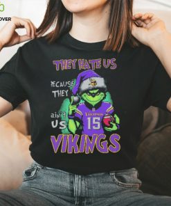 joshua Dobbs Grinch They Hate Us Because Ain’t Us Minnesota Vikings Christmas Shirt