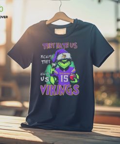 joshua Dobbs Grinch They Hate Us Because Ain’t Us Minnesota Vikings Christmas Shirt