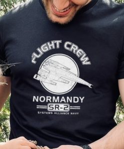 Normandy Sr2 Flight Crew System Alliance Navy Mass Effect Shirt 2 Normandy Sr2 Flight Crew System Alliance Navy Mass Effect Shirt