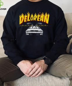 Back to the Future Delorean Outatime Back to Flames shirt