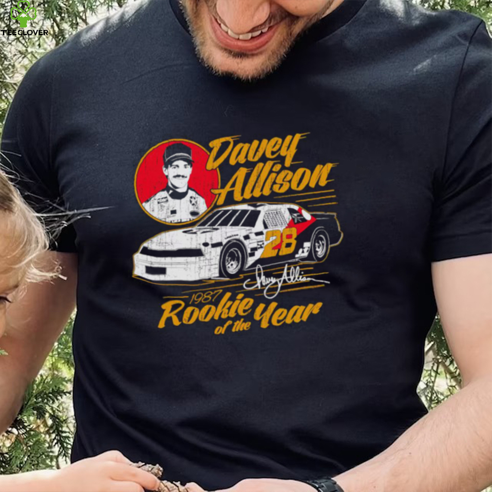 Davey Allison Rookie of the Year 1987 signature retro shirt Davey Allison Rookie of the Year 1987 signature retro shirt