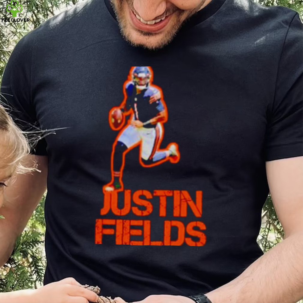 justin Fields Chicago Bears running shirt
