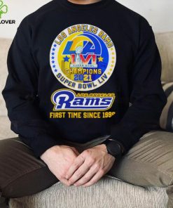 Los Angeles Rams LVI Super Bowl Champions 2021 Los Angeles Rams first time since 1999 shirt