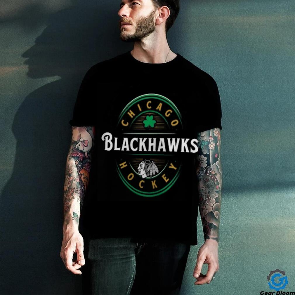 Chicago Blackhawks Fanatics Branded St. Patrick's Day Forever Lucky T Shirt Chicago Blackhawks Fanatics Branded St. Patrick's Day Forever Lucky T Shirt