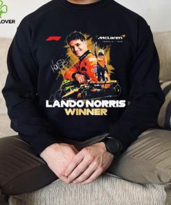 Mclaren Formula 1 Lando Norris Winner 2024 Signatures Shirt