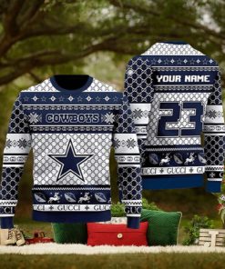 Dallas Cowboys American Football Ugly Christmas Sweater 3D Printed Men And Women Holiday Gift