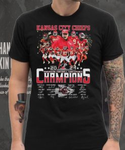 kansas City Chiefs AFC American Football Conference Champions 2024 Signatures Shirt