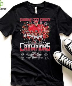 kansas City Chiefs AFC American Football Conference Champions 2024 Signatures Shirt