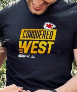 kansas City Chiefs conquered the West 2022 AFC West division champions hoodie, sweater, longsleeve, shirt v-neck, t-shirt