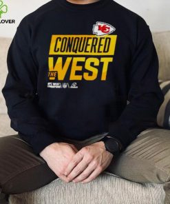 kansas City Chiefs conquered the West 2022 AFC West division champions hoodie, sweater, longsleeve, shirt v-neck, t-shirt