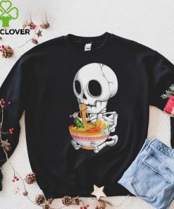 kawaii japanese anime Skeleton Halloween ramen Food Lovers Classic Shirt