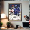 Colorado Avalanche Cale Makar Cover Athlete on EA Sports NHL 24 Official Poster Home Decor Poster Canvas